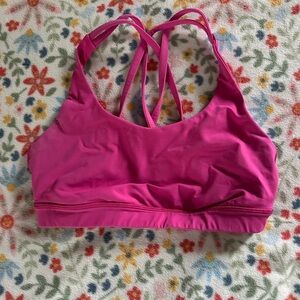 Pink Lululemon Sports Bra